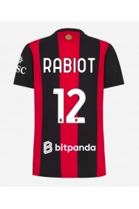 AC Milan Adrien Rabiot #12 Fotballdrakt Hjemme Klær Dame 2026-27 Korte ermer